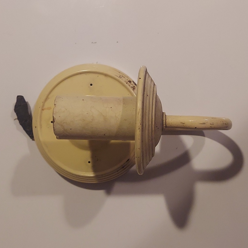 Vintage Farmhouse Art Deco Metal Wall Sconce Light